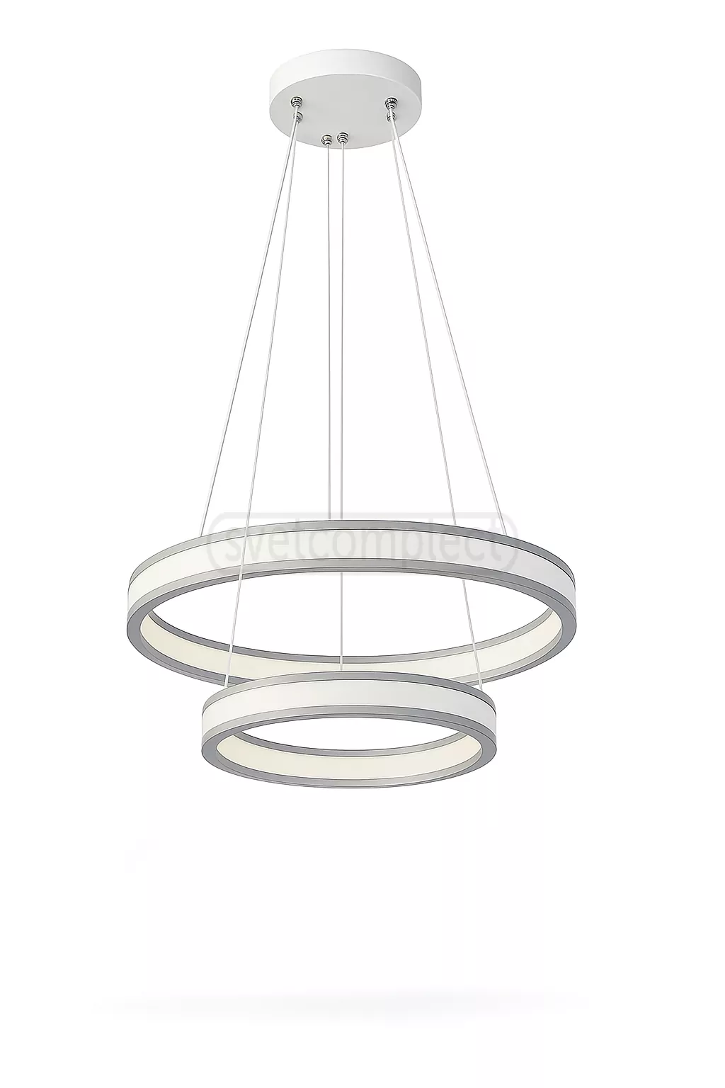 Світильник VERBA LED 2 PL 6012 100W,7800Lm,2800-6000K,600х1200mm,метал/пластик,білий,LIGHT SET