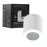 Світильник точковий накладний СВЕТКОМПЛЕКТ AS-N 8090 GU10 WH, білий IP44