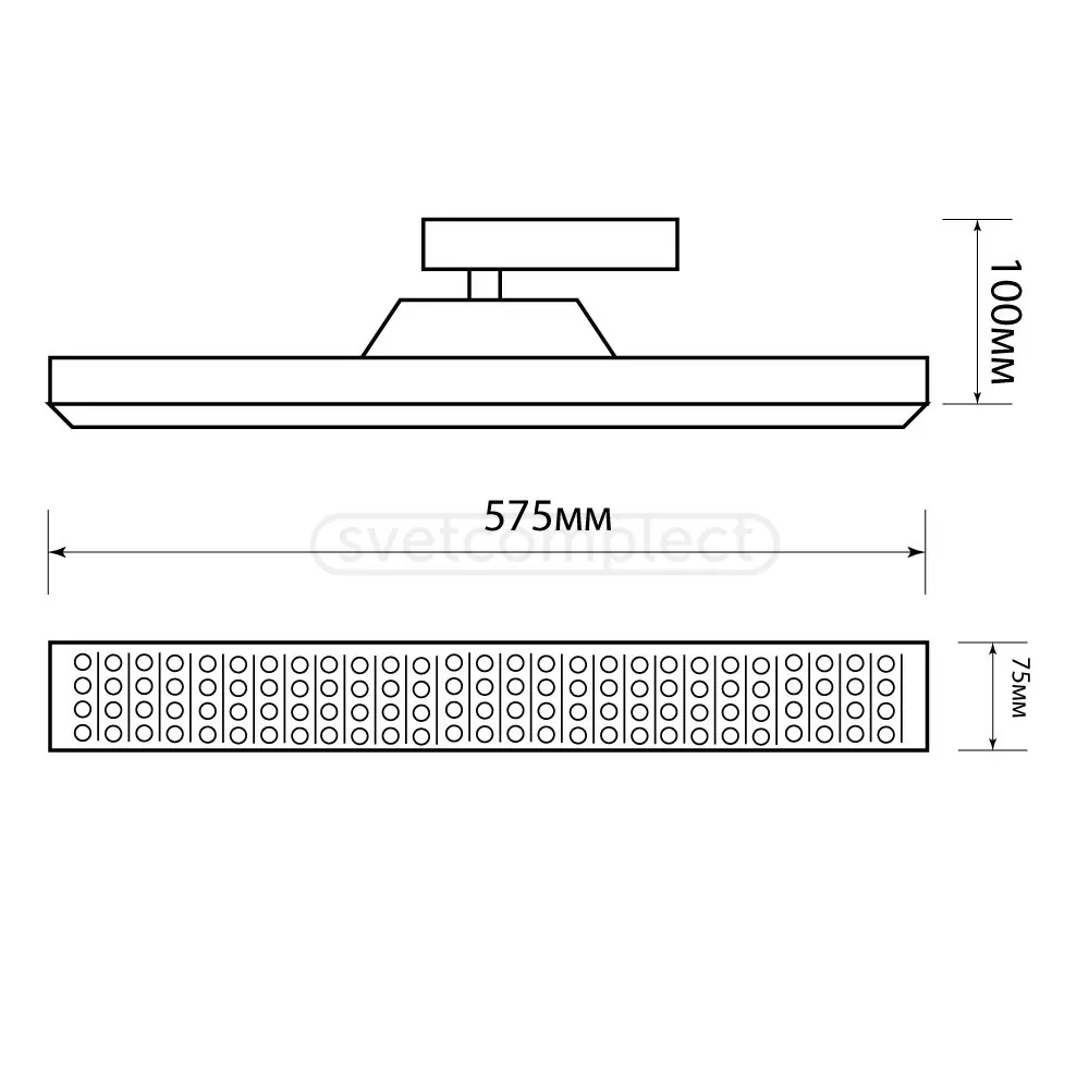 Трековий прожектор SlimBay P60 60W 4200К BK Трековий прожектор SlimBay P60 60W 4200К BK