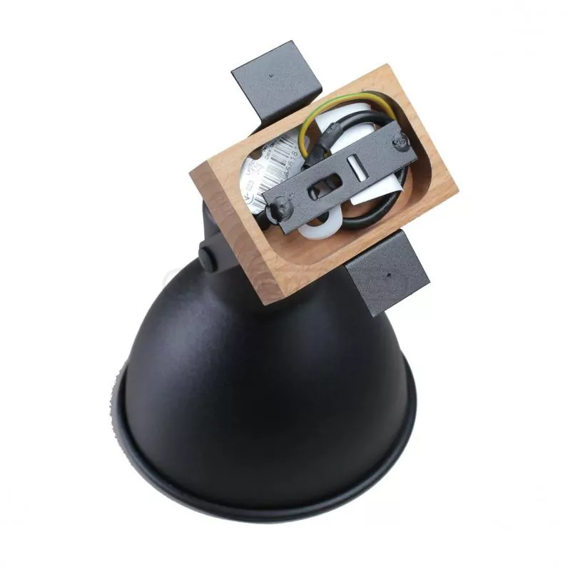 Бра світильник настінний AP 1619 1xE27 чорний  Светкомплект 