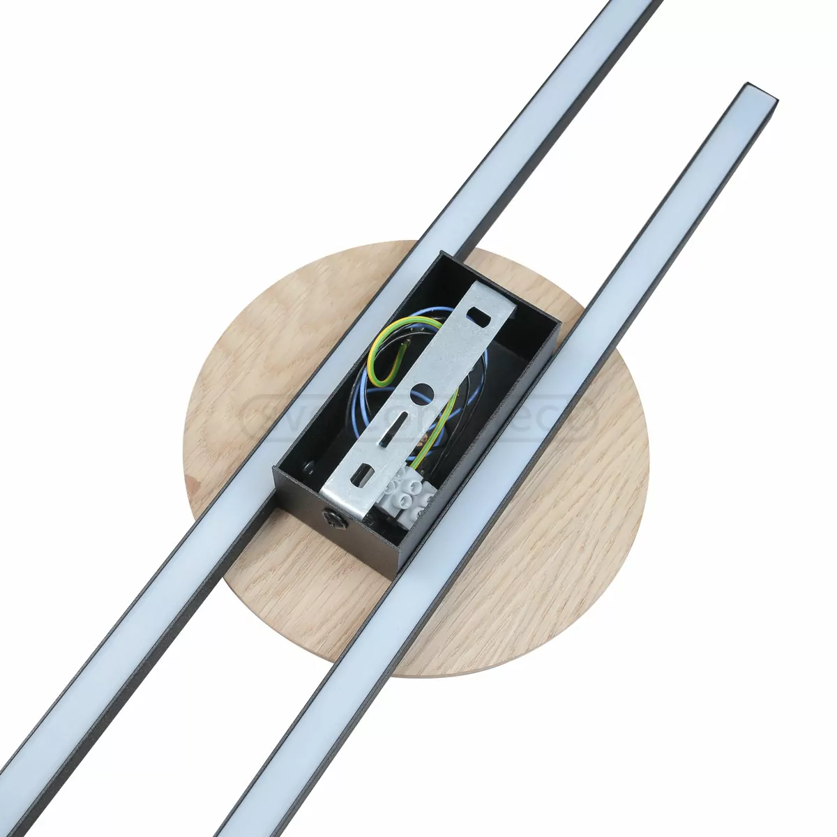 Бра JAVA LED 2PL 24W 3000K 860mm wood чорний TK-LIGHTING