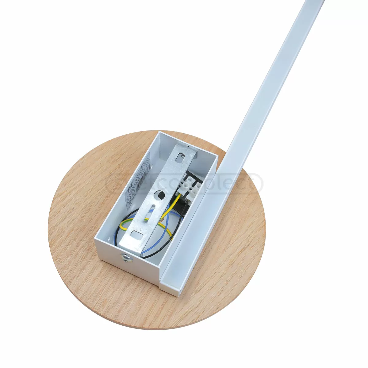 Бра JAVA LED 1PL 24W 3000K 700mm wood білий TK-LIGHTING