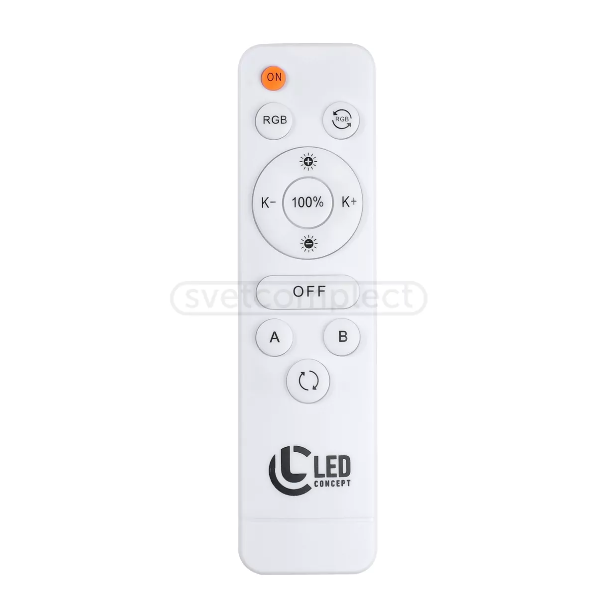 Люстра стельова Dalkey R4 RGB 120Вт пульт ДУ чорний