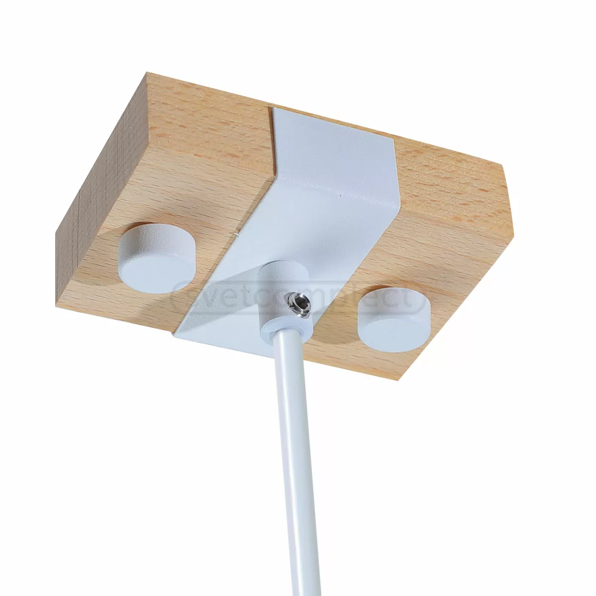 Підвіс Wooden SP 1620 1x40 Вт E27 білий Светкомплект