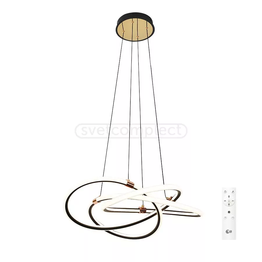 Світильник світлодіодний LED KEELTY PL 129W BK RC LED CONCEPT Світильник світлодіодний LED KEELTY PL 129W BK RC LED CONCEPT