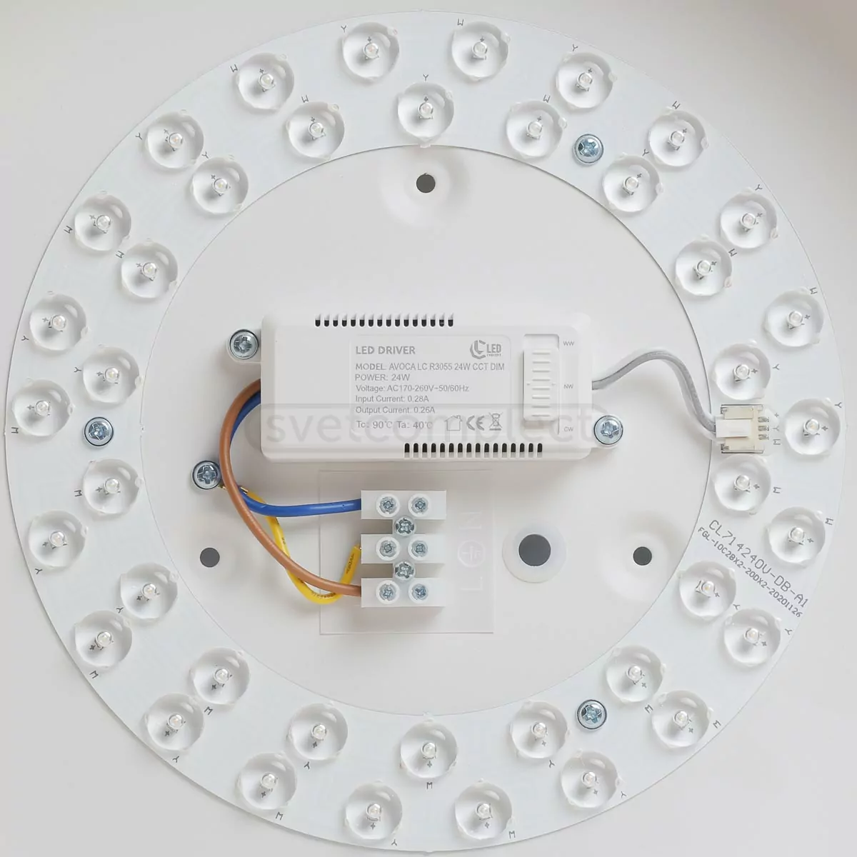 Світильник світлодіодний AVOCA LC R3055 24W CCT WH LED CONCEPT