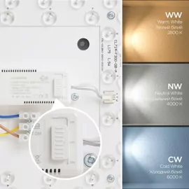 Світильник світлодіодний AVOCA LC S3055 24W CCT WH LED CONCEPT
