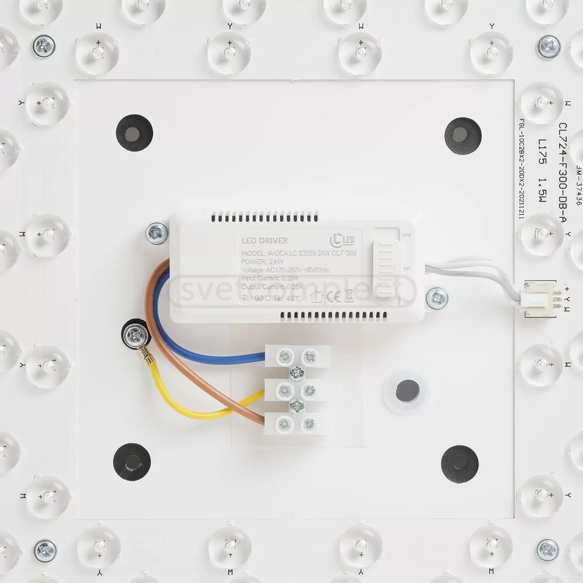 Світильник світлодіодний AVOCA LC S3055 24W CCT BK LED CONCEPT Світильник світлодіодний AVOCA LC S3055 24W CCT BK LED CONCEPT