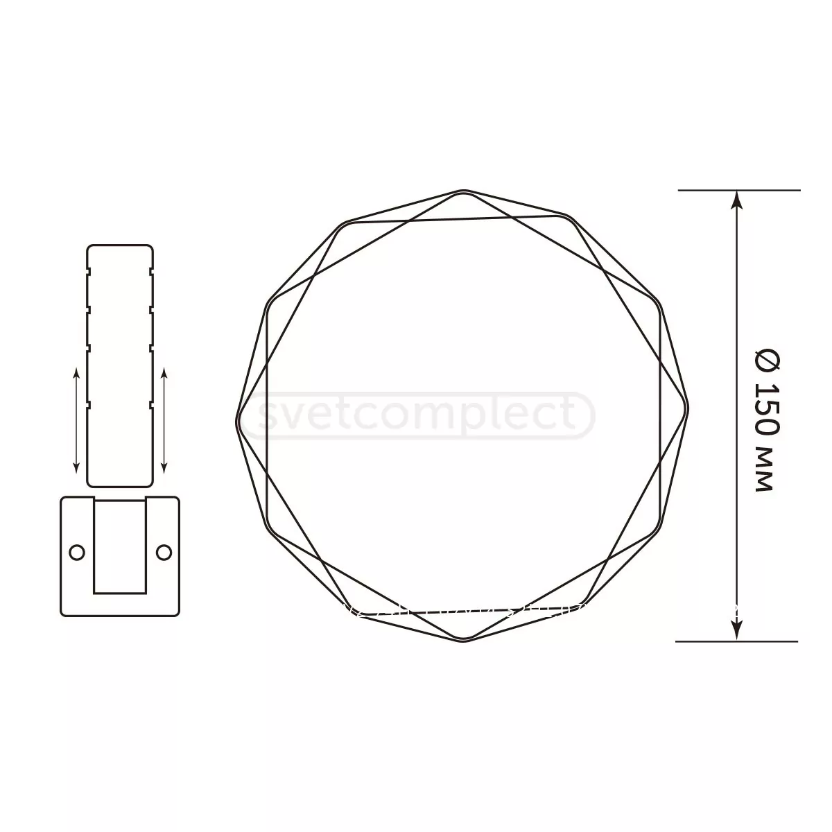 Світильник світлодіодний DRAGOBRAT LS 18W 4500K LIGHT SET 
