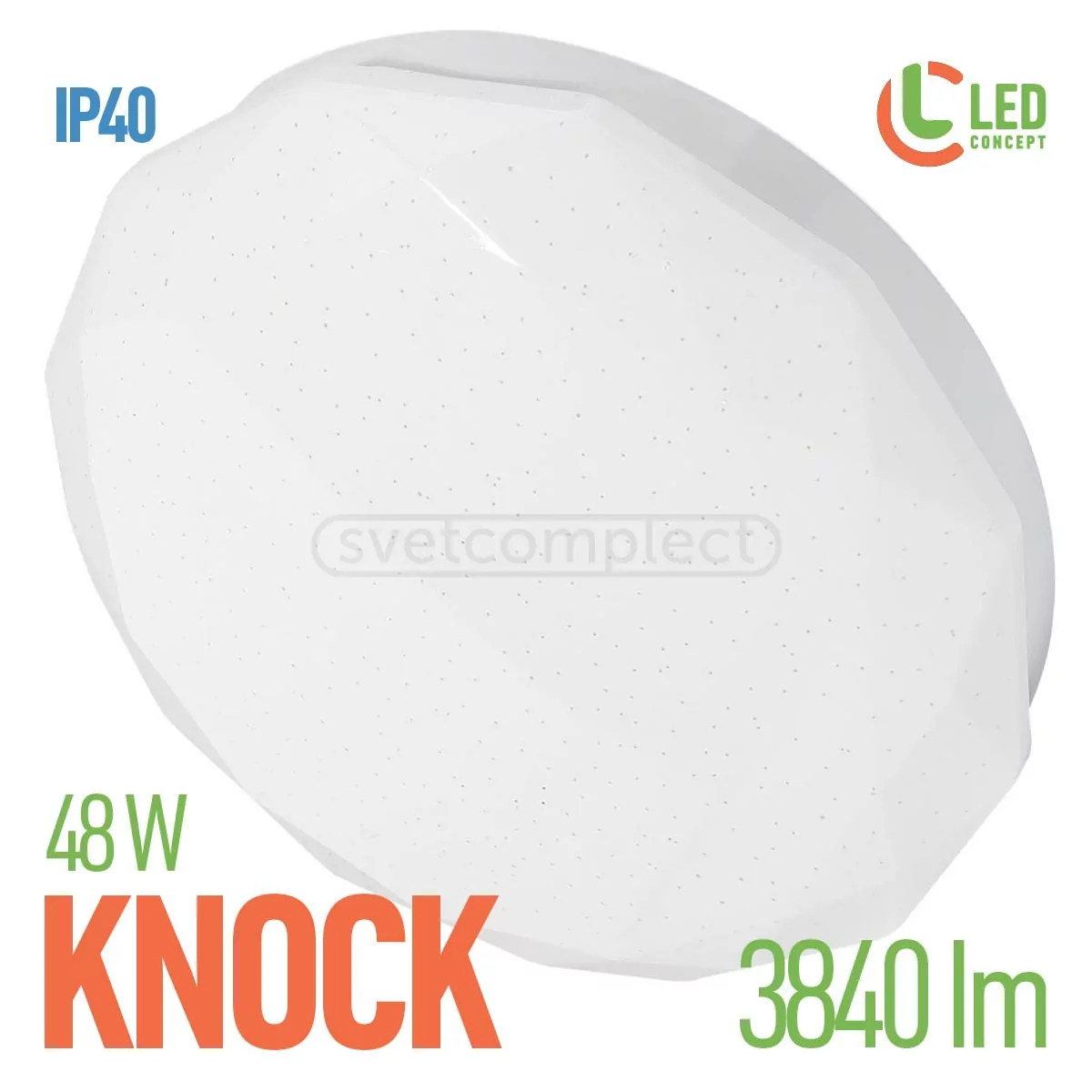 Світильник світлодіодний KNOCK LC 48W 4500К LED CONCEPT