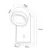 Бра NURE LC-WL17085 1xGX53 BK LED CONCEPT