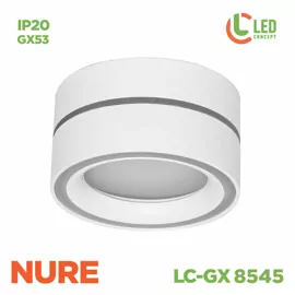 Світильник точковий NURE LC-GX 8545 WH LED CONCEPT