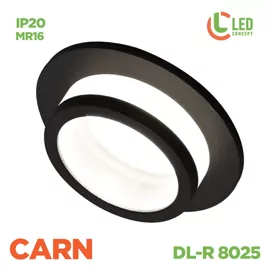 Світильник точковий CARN DL-R 8025 BK LED CONCEPT