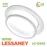 Світильник точковий  LESSANEY LC-GX53 10750 WH LED CONCEPT