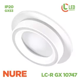 Світильник точковий NURE LC-R GX 10747 WH LED CONCEPT