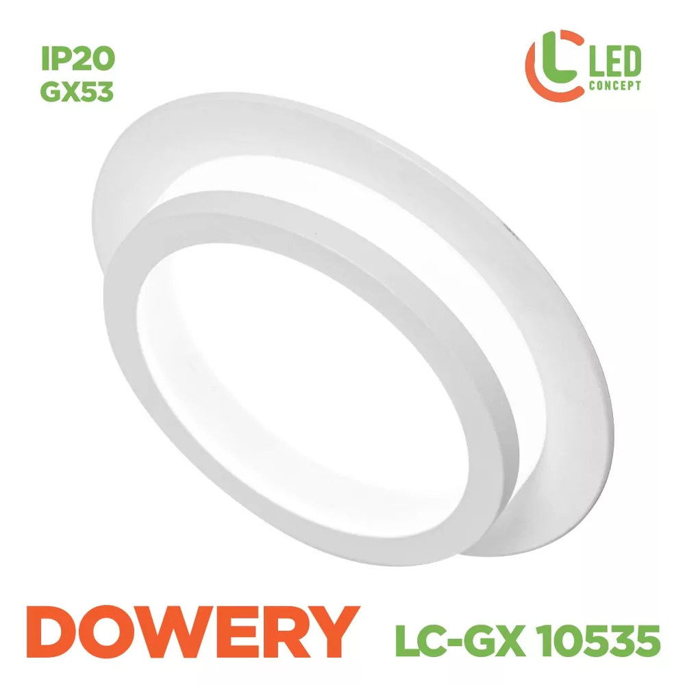 Світильник точковий DOWERY LC-R GX 10535 WH LED CONCEPT