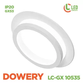 Світильник точковий DOWERY LC-R GX 10535 WH LED CONCEPT