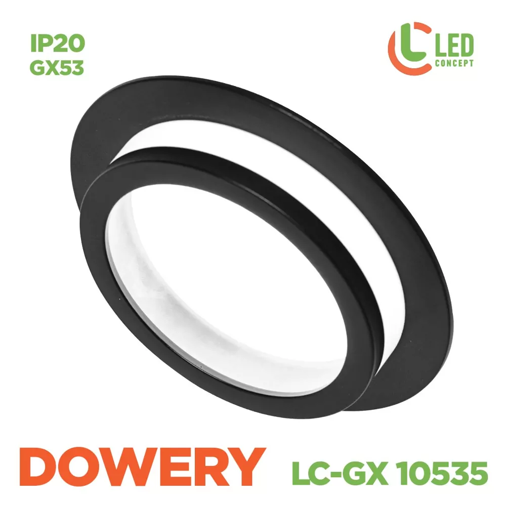 Світильник точковий DOWERY LC-R GX 10535 BK LED CONCEPT