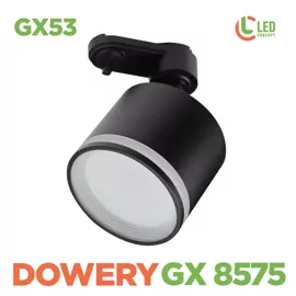 Cвiтильник трековий  DOWERY LCTR-GX 8575 GX53 BK LED CONCEPT