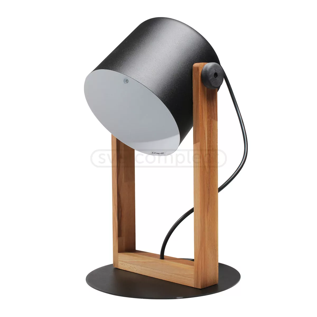 Настільна лампа LOFT TB 160 E27 1x40W WD/BK