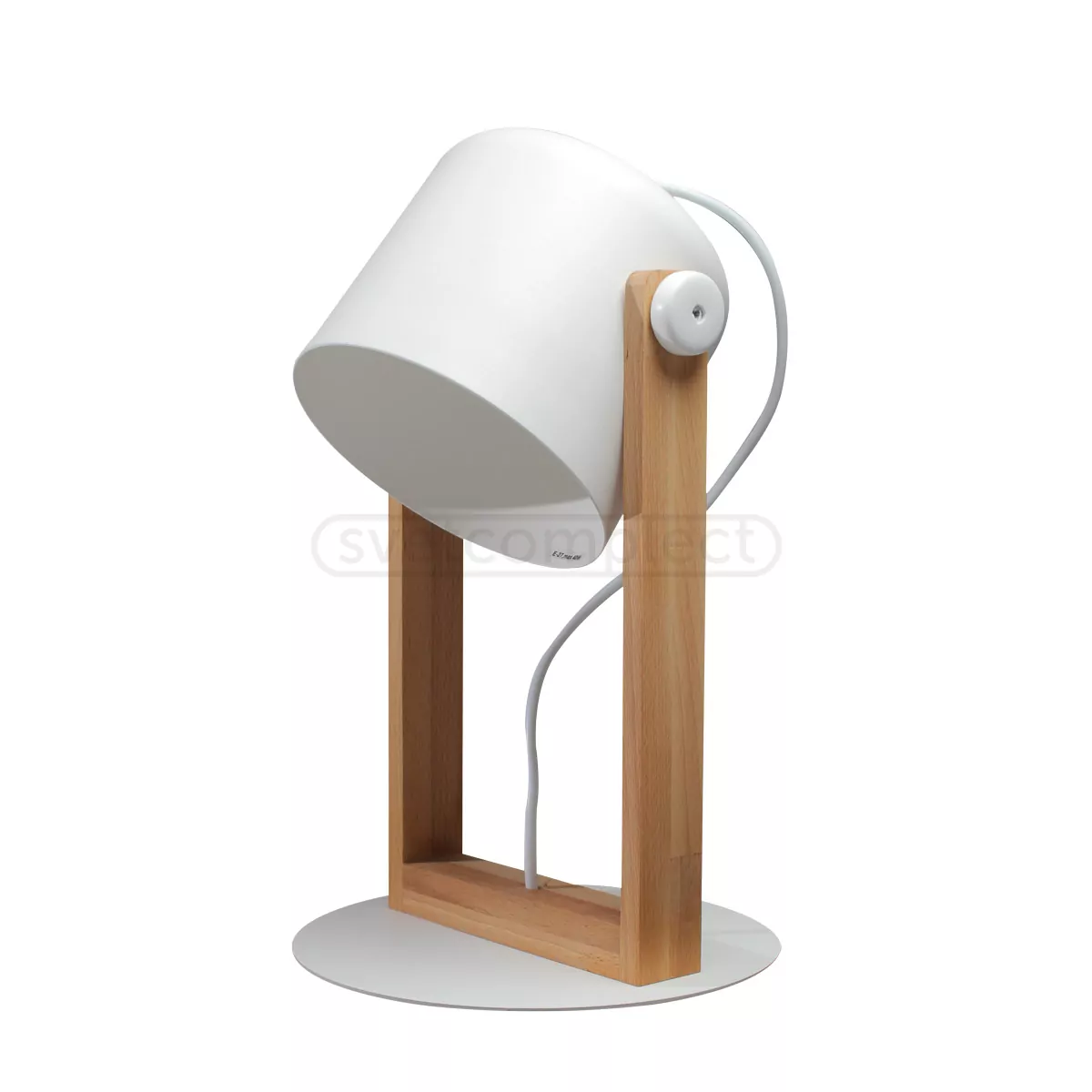 Настільна лампа LOFT TB 160 E27 1x40W WD/WH