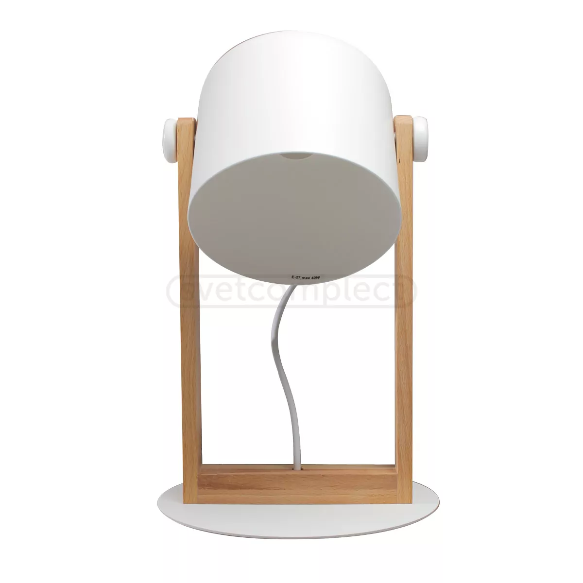 Настільна лампа LOFT TB 160 E27 1x40W WD/WH