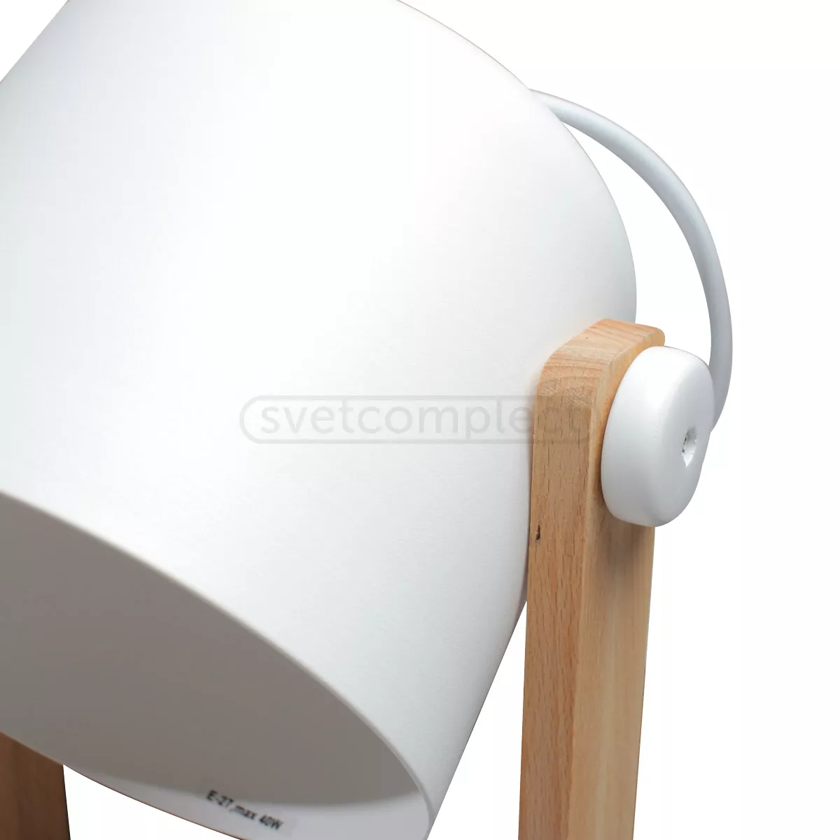 Настільна лампа LOFT TB 160 E27 1x40W WD/WH