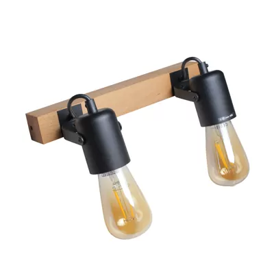 Спот WD 3014 E27 2x40W BK