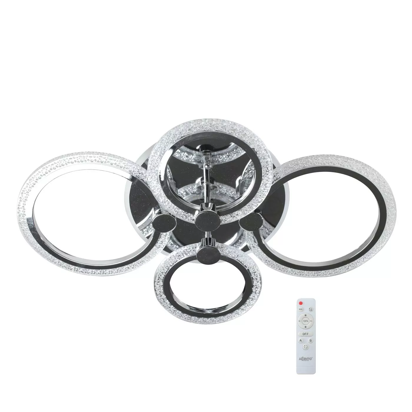 LED Gracia AP R 4 RGB 60W  RC CH  Хром з пультом ДК  LED Gracia AP R 4 RGB 60W  RC CH  Хром з пультом ДК