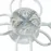 Sutton LED R 6  140W RC WH белый пультом ДК