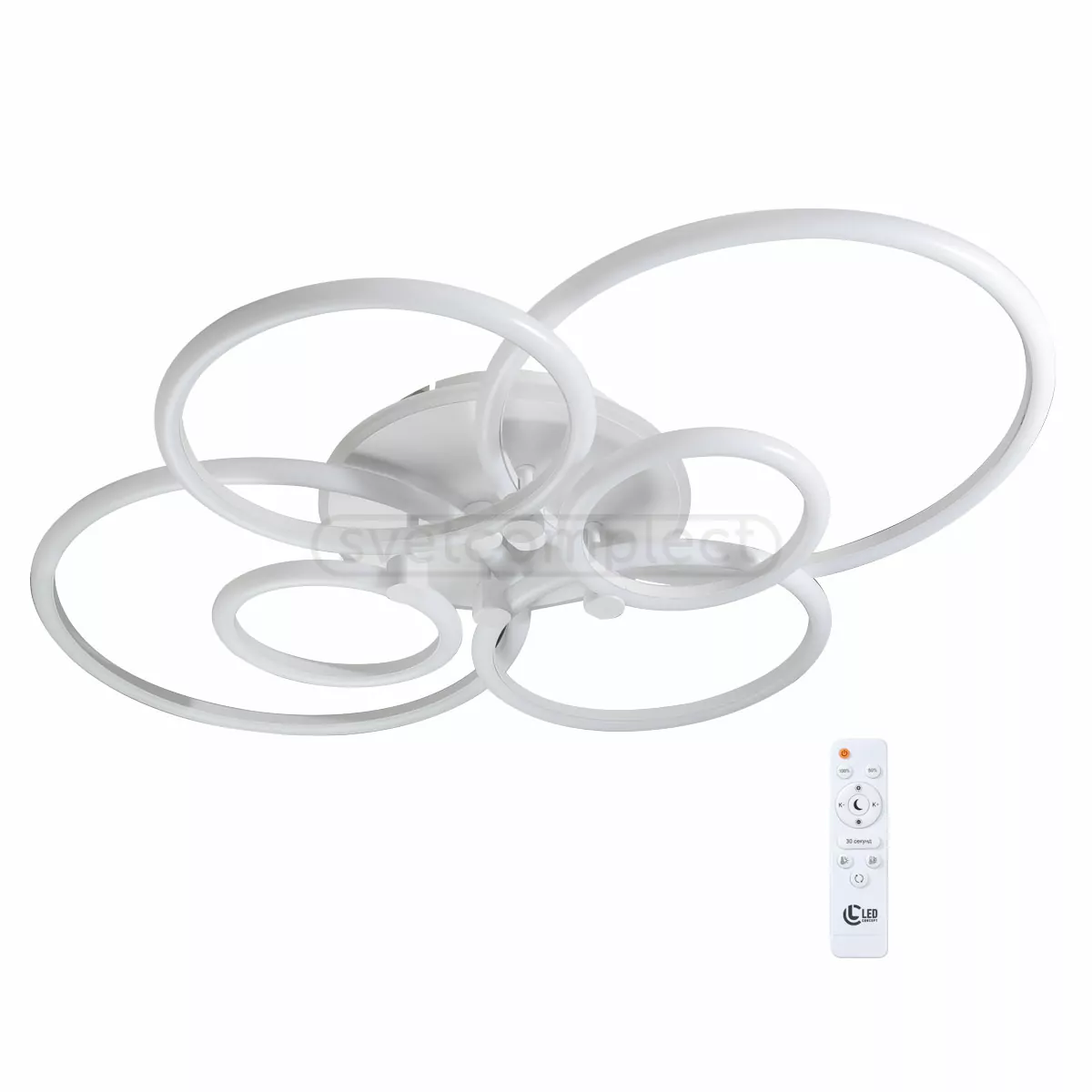 Arklow LED R 6 RGB 140W RC WH Білий з пультом ДК 