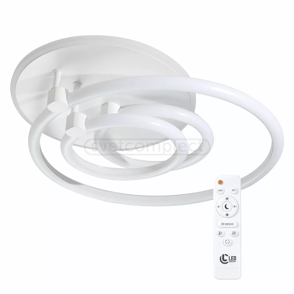 Malahide LED R 3 RGB 65W RC WH Білий з пультом ДК  Malahide LED R 3 RGB 65W RC WH Білий з пультом ДК