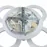 Santry LED R 5 RGB 55W RC WH белый с пультом ДУ