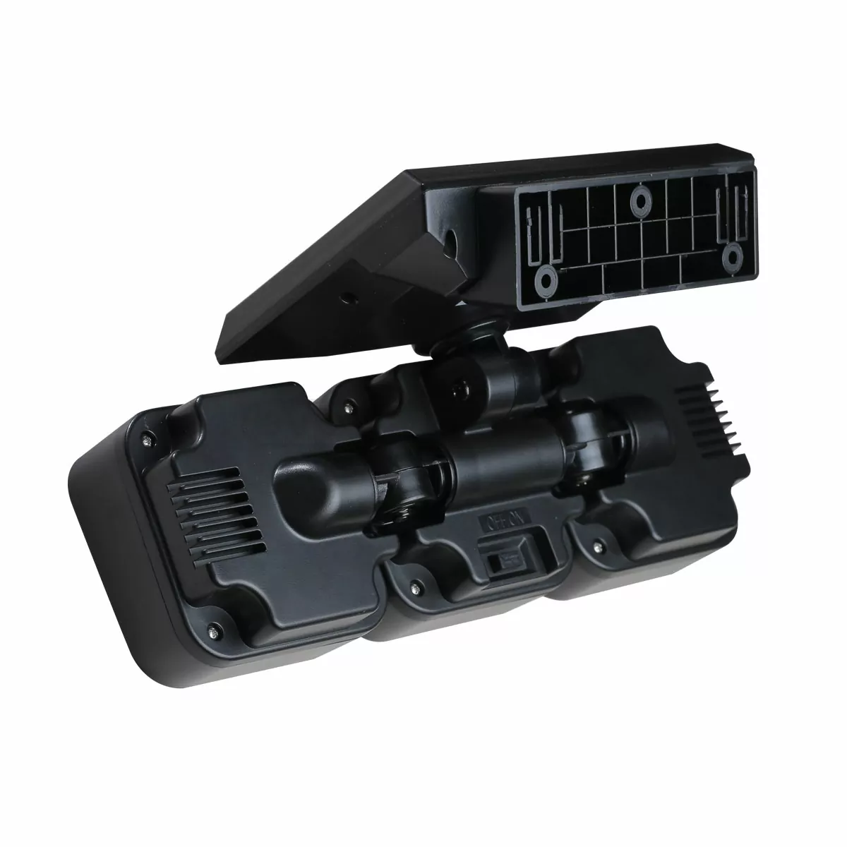 Світильники на сонячних батареях з датчиком руху + акум., SIREN LED 7W CW STRÜHM, чорний