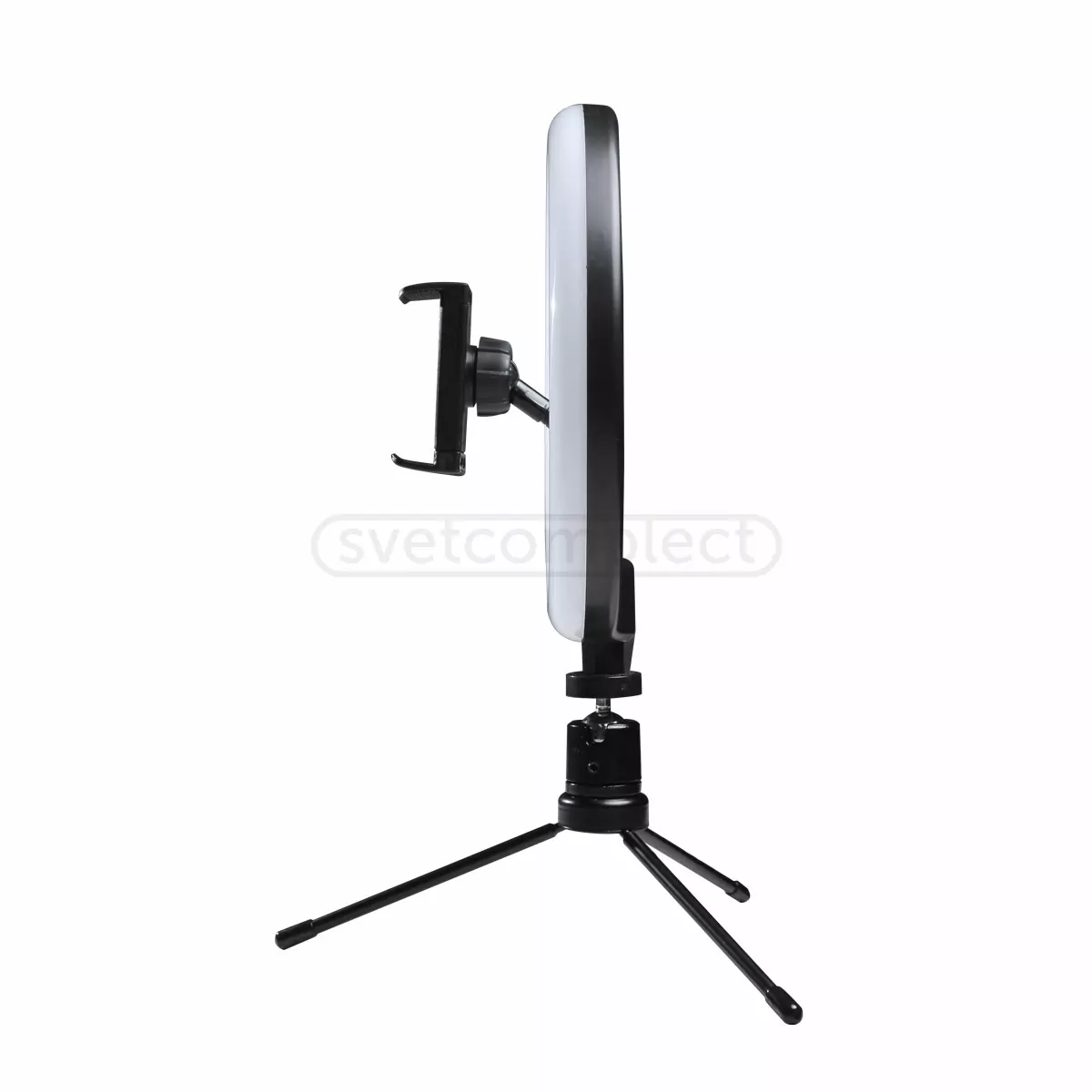 Лампа кільцева LED L8, 10W, CCT d20 см зі штативом і тримачем телефона, PLATINET