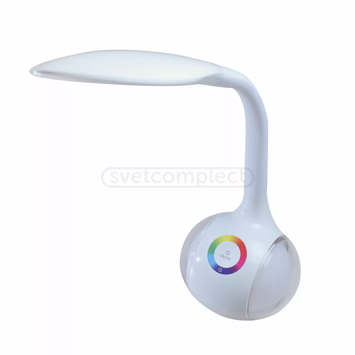 Настільна лампа LED  20AT, 5W, акум. 2400 mAh біла, пластик PLATINET