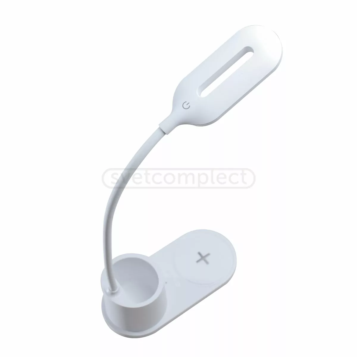 Настільна лампа LED 1930 3W, безпровідна зарядка метал PLATINET