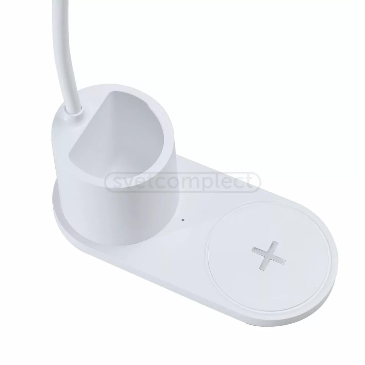 Настільна лампа LED 1930 3W, безпровідна зарядка метал PLATINET