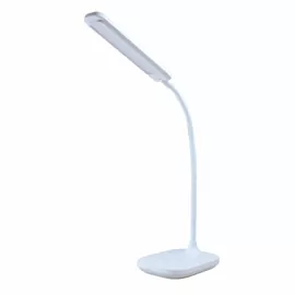 Настольная лампа LED  6728, 5W, аккум. 2400 mAh белая, пластик PLATINET