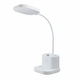 Настольная лампа 008, 5W, 3700-4200К, аккум.2400 mAh белая, пластик PLATINET
