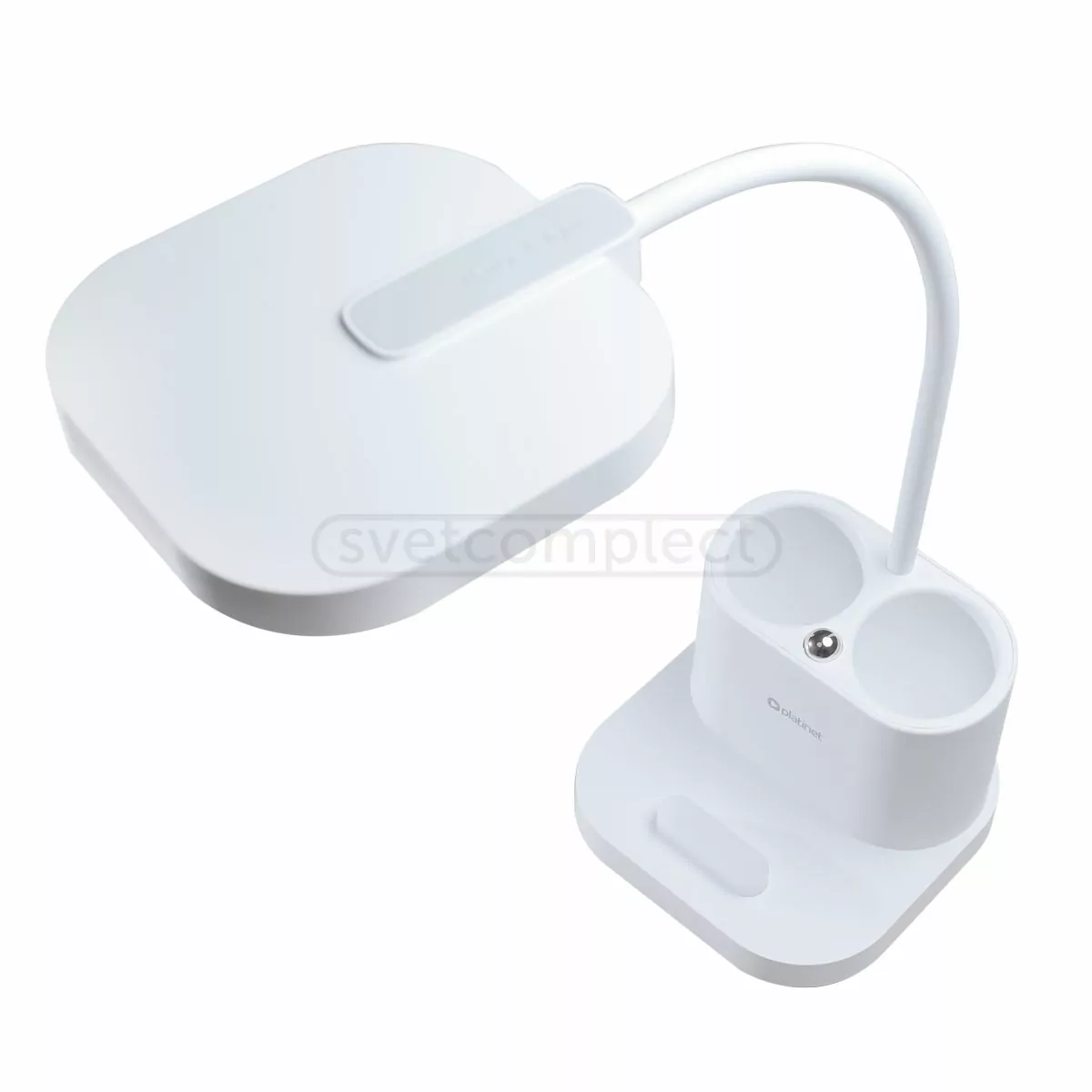 Настільна лампа 008, 5W, 3700-4200К, акум.2400 mAh біла, пластик PLATINET Настільна лампа 008, 5W, 3700-4200К, акум.2400 mAh біла, пластик PLATINET