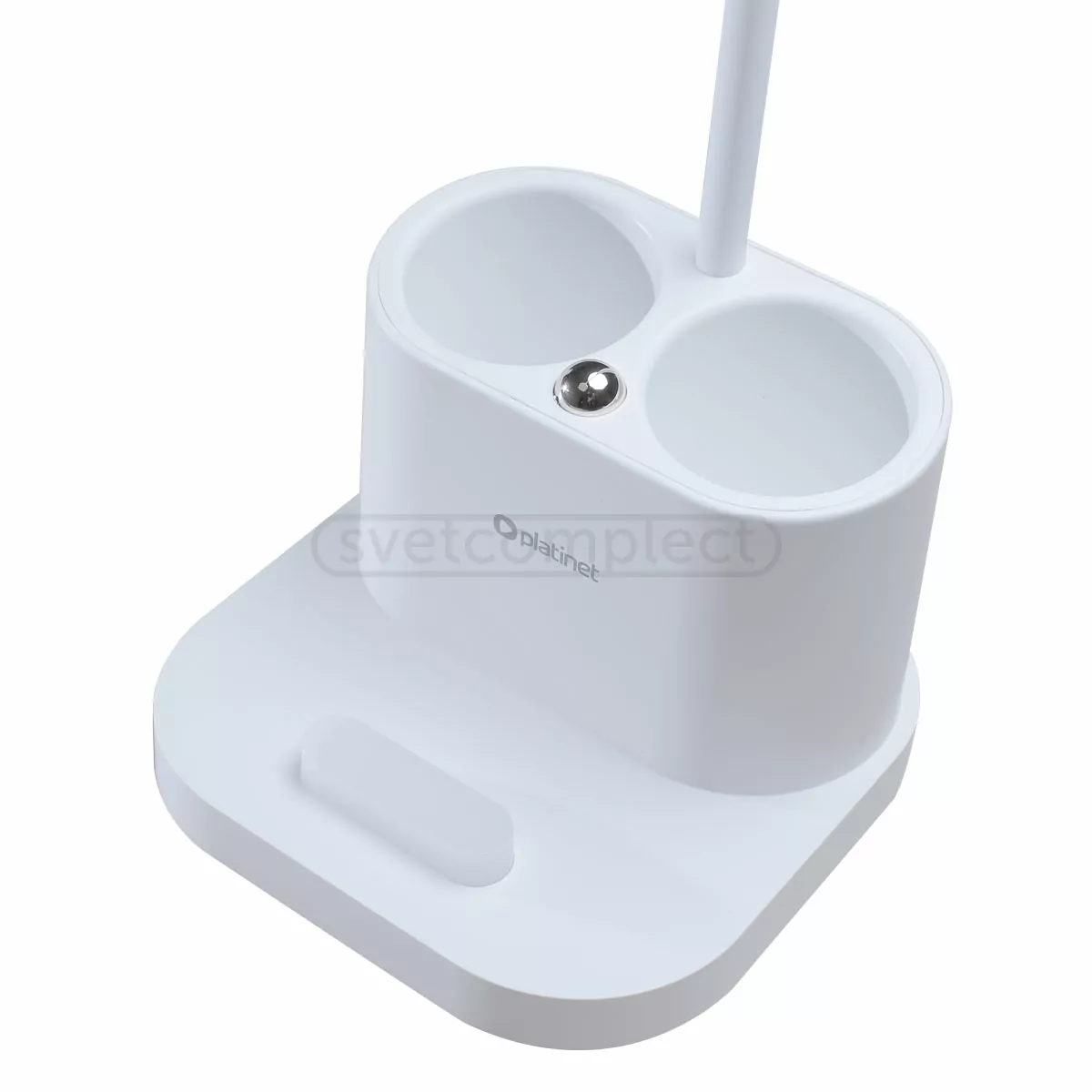 Настільна лампа 008, 5W, 3700-4200К, акум.2400 mAh біла, пластик PLATINET Настільна лампа 008, 5W, 3700-4200К, акум.2400 mAh біла, пластик PLATINET