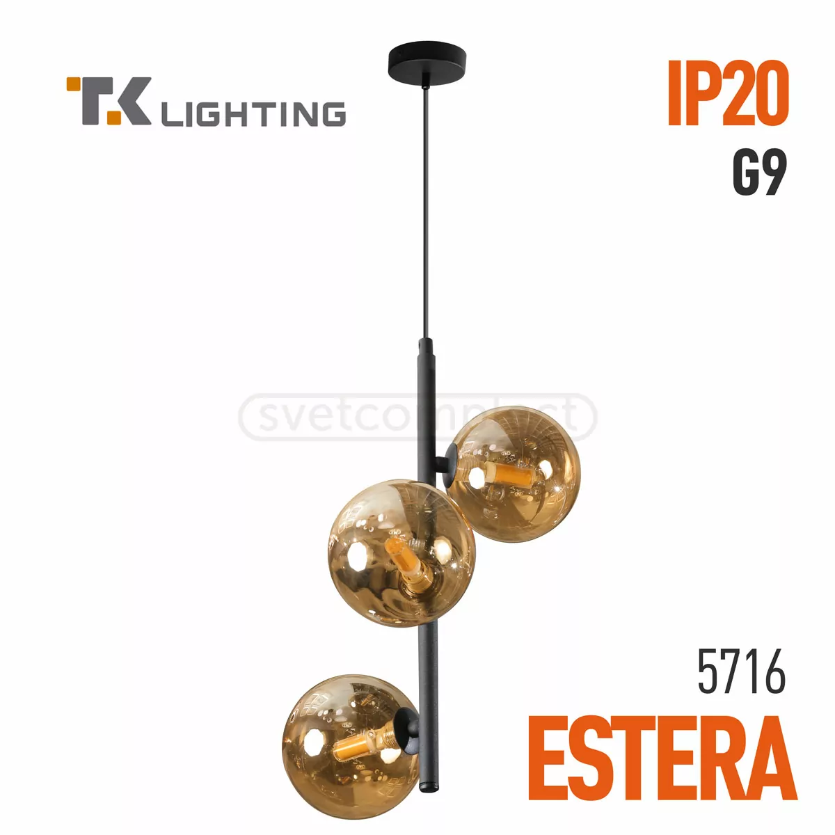 Підвіс ESTERA 5716 3xG9 max 15W TK - LIGHTING Підвіс ESTERA 5716 3xG9 max 15W TK - LIGHTING