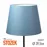 Абажур STOZEK 9056 1xE27 max 60W блакитний TK-LIGHTING