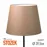 Абажур STOZEK 9053 1xE27 max 60W блакитний TK-LIGHTING