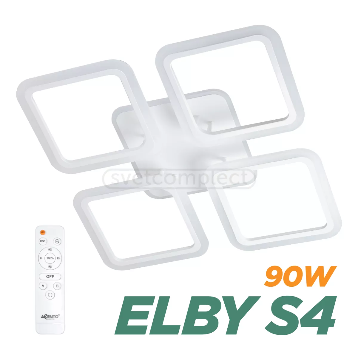 Люстра світлодіодна Accento lighting ELBE S 4 90W Accento Lighting Люстра світлодіодна Accento lighting ELBE S 4 90W Accento Lighting