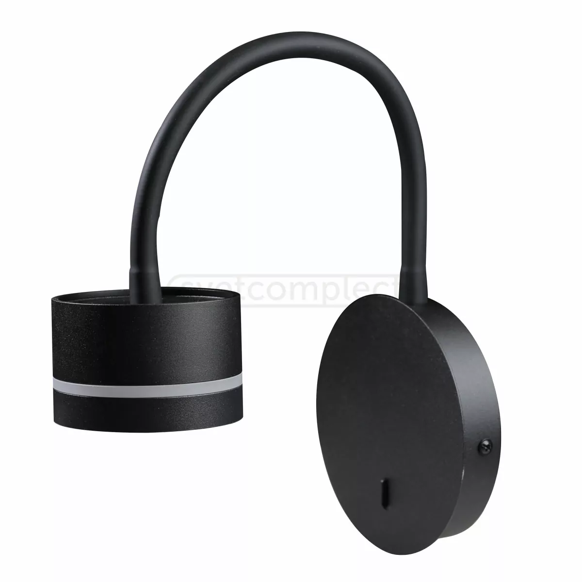Світильник настінний бра NURE LC-WL 8555 GX53х1 алюм./акрил чорний LED CONCEPT Світильник настінний бра NURE LC-WL 8555 GX53х1 алюм./акрил чорний LED CONCEPT