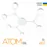 Люстра стельова Люстра Atom GR 6xGX53 білий Светкомплект Україна