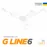 Люстра стельова G LINE 6 6xGX53 білий Светкомплект Україна