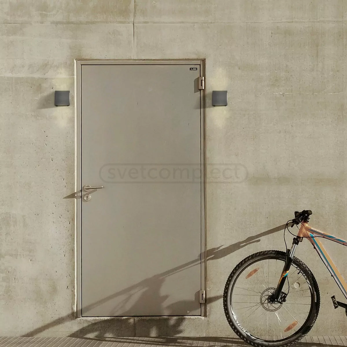 Подсветка внешняя Polux KIOTO LED 1хG9 max 6,5W, IP44 Графит